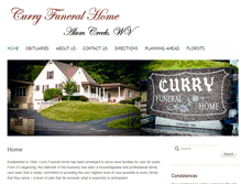 Tablet Screenshot of curryfuneralhome.org